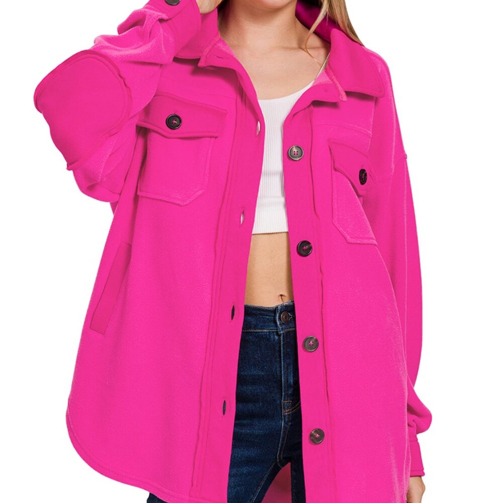 #321 FLEECE SHACKET